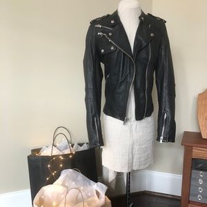 Genuine Leather Biker Jacket